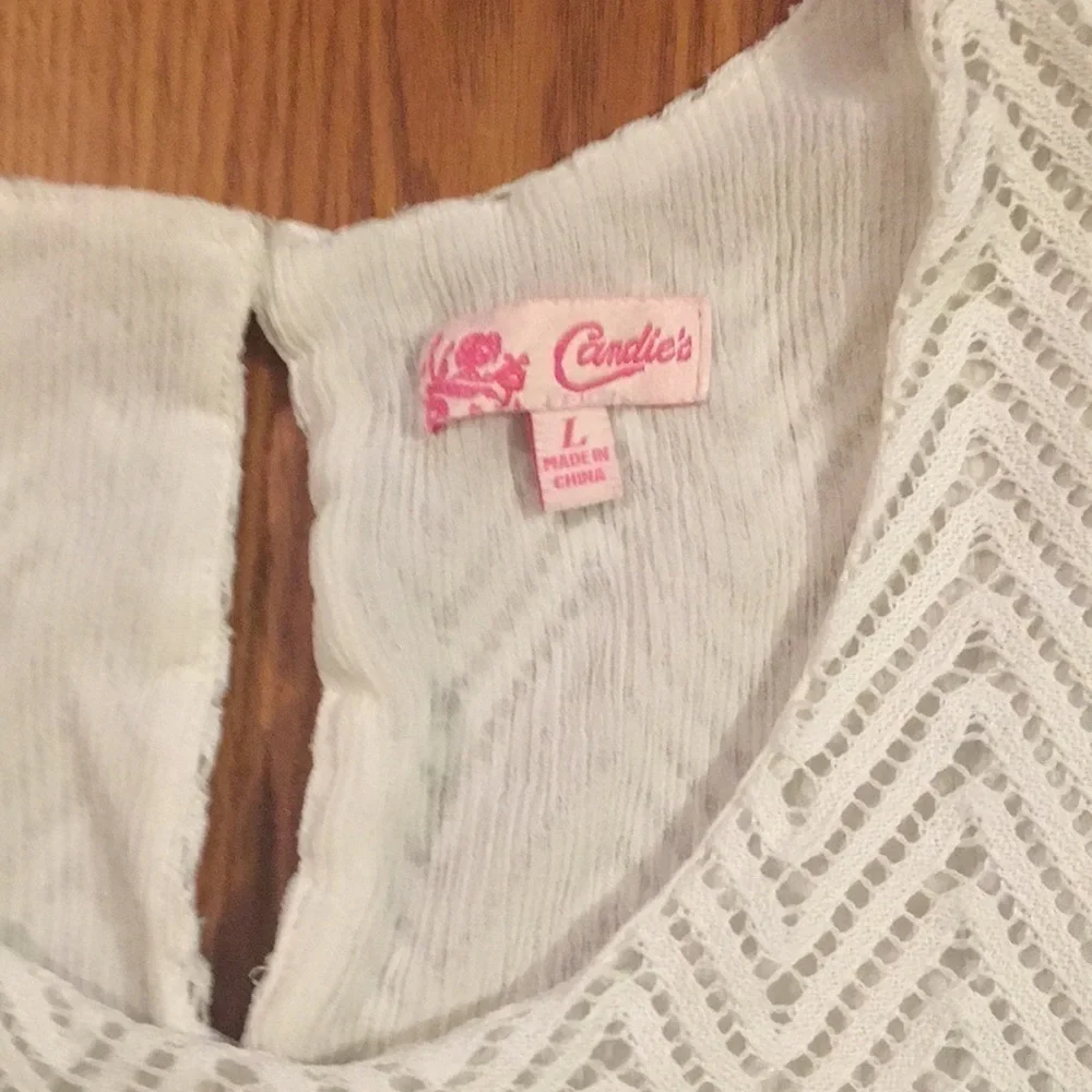 Candies Sleeveless Shirt size Large (K) - Picture 4 of 4